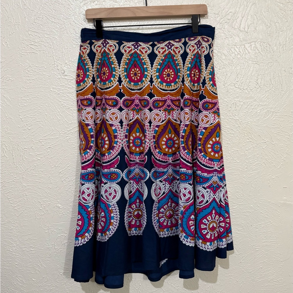Studio West Bohemian Multicolor A-Line Skirt